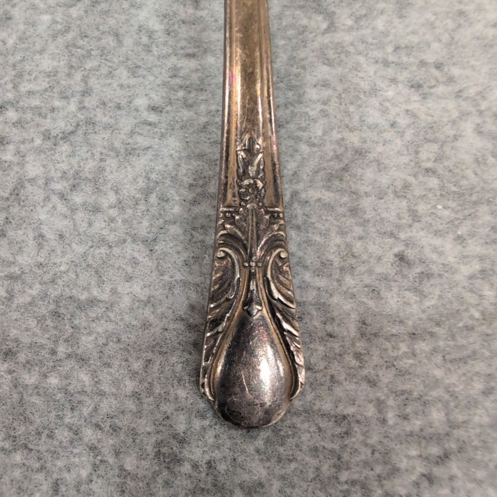 Vintage Wm Rogers Mfg Co Original Rogers Silverplate Teaspoon Spoon Ornate - Picture 2 of 5